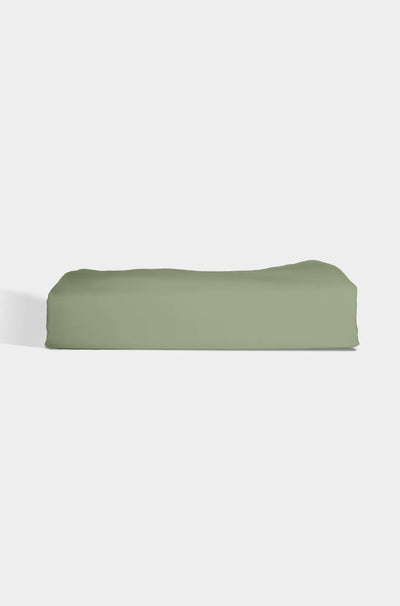 Sage Luxury Cotton Sateen Flat Sheet