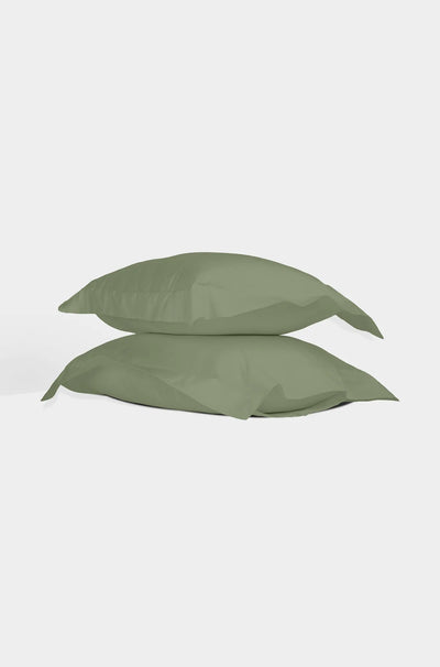 Sage Luxury Cotton Sateen Oxford Pillowcases