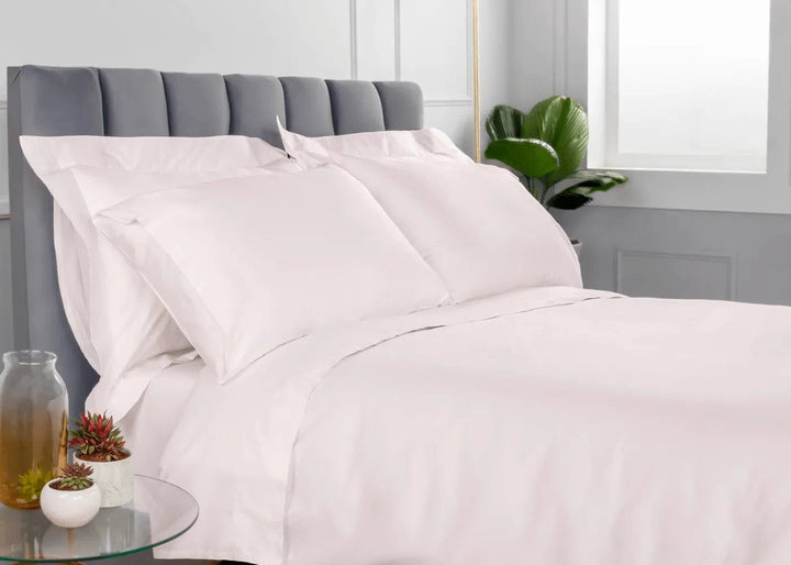 Luxury Organic Sateen Pillowcase Set Soft Blush