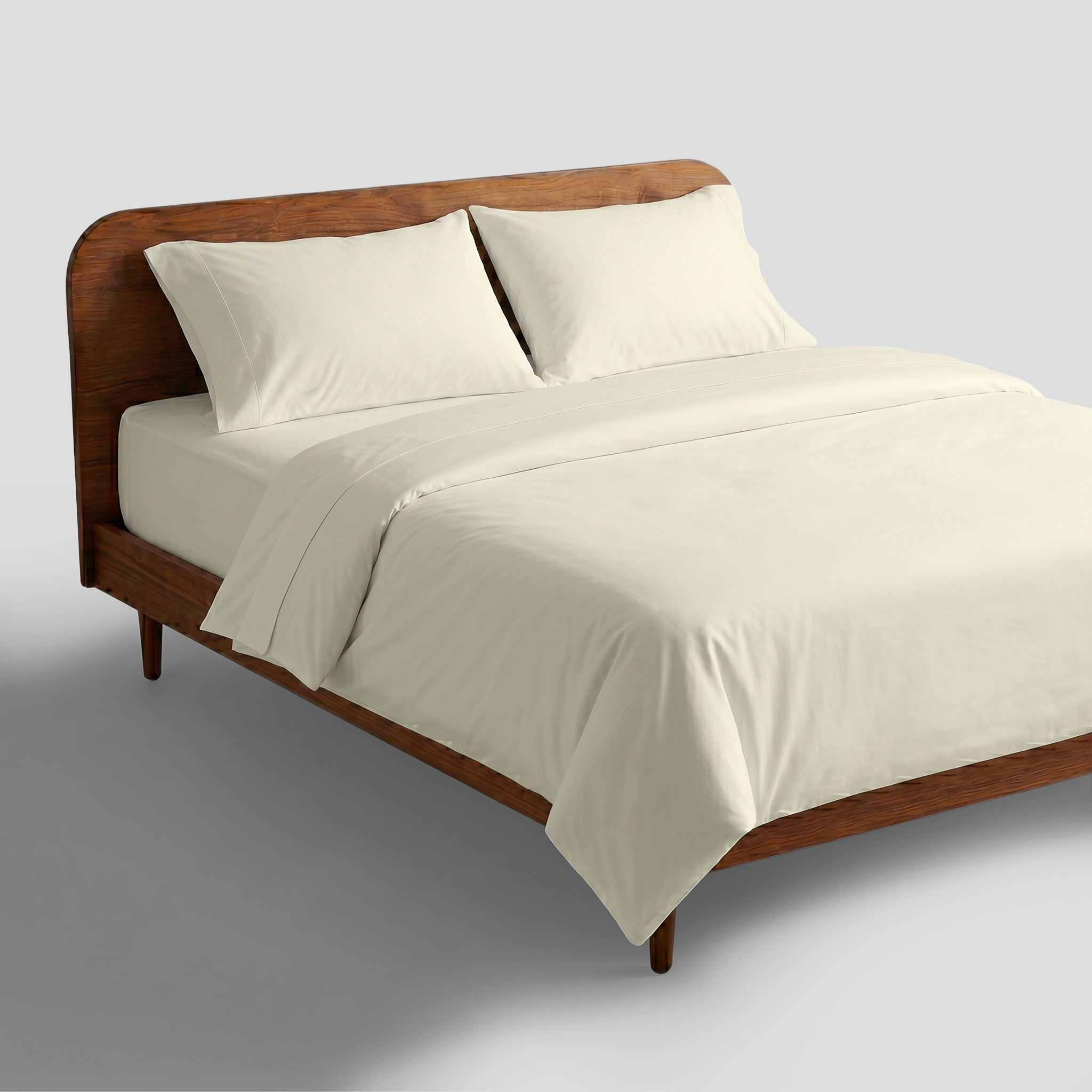 Ivory Organic Cotton Percale Cover Set