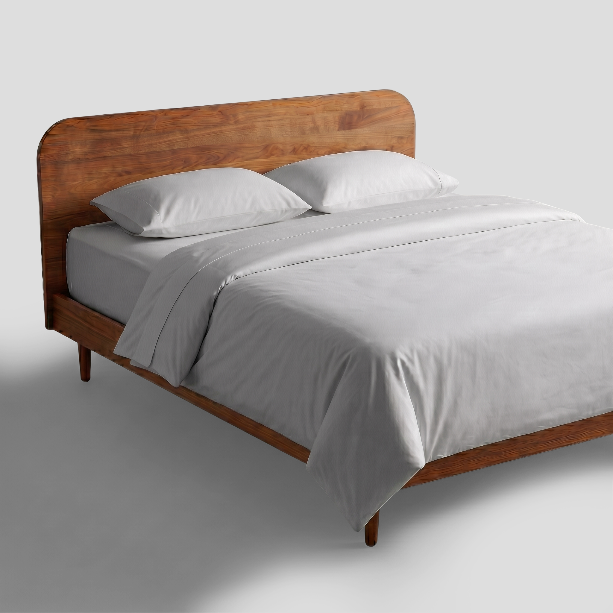 Light Grey Organic Cotton Percale Cover Set
