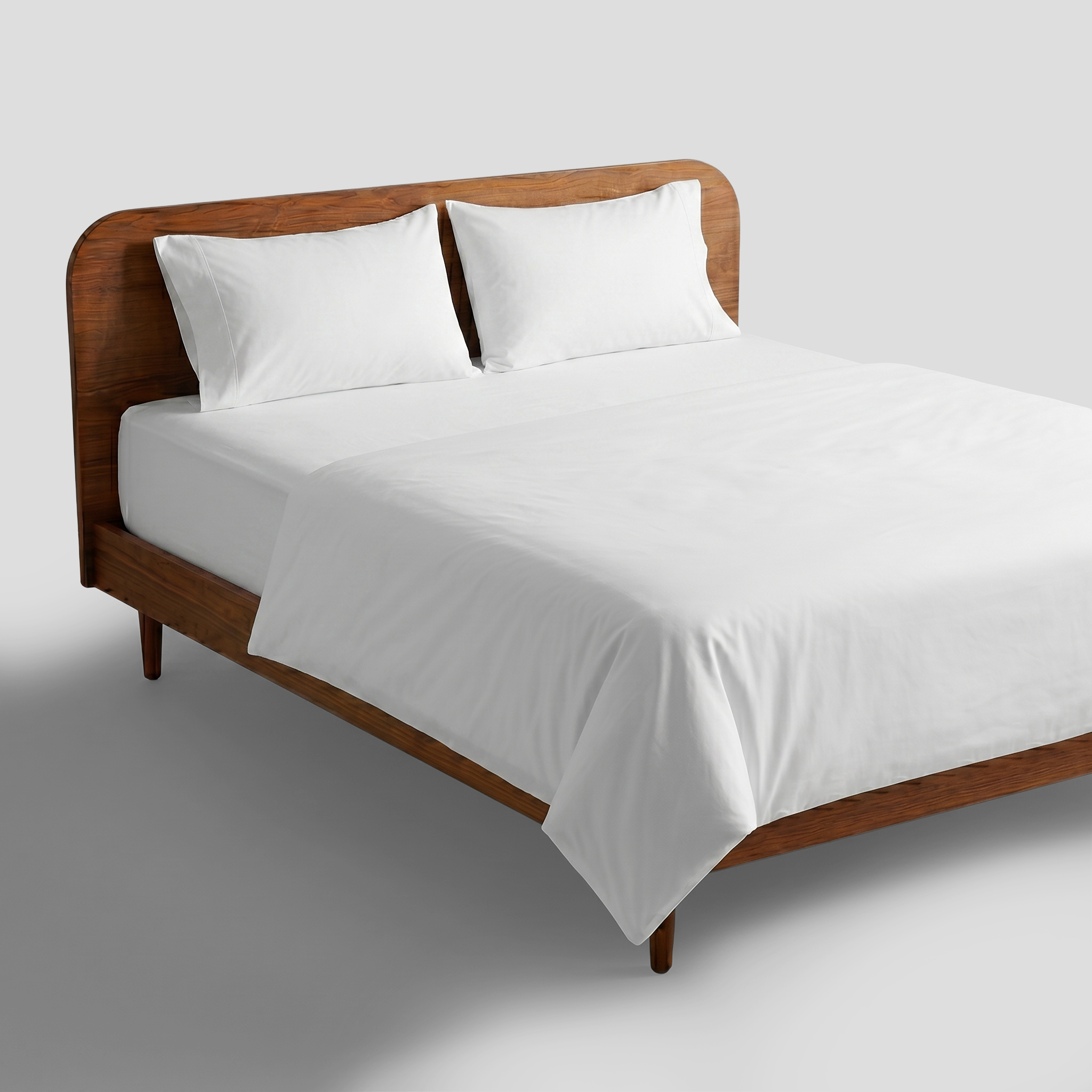 White Organic Cotton Percale Cover Set