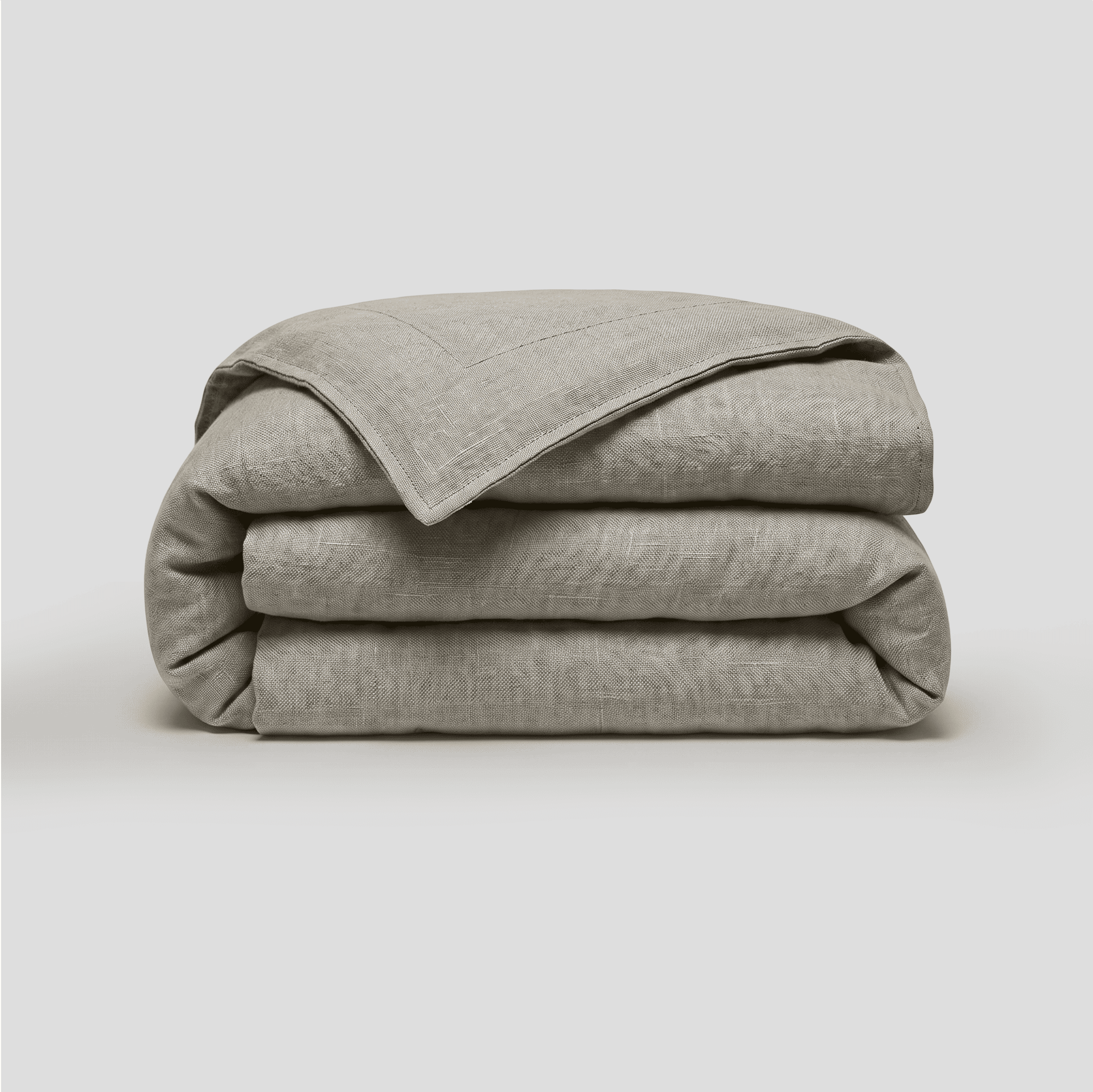 Natural European Linen Chambray Duvet Cover