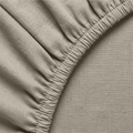 Natural European Linen Chambray Fitted Sheet