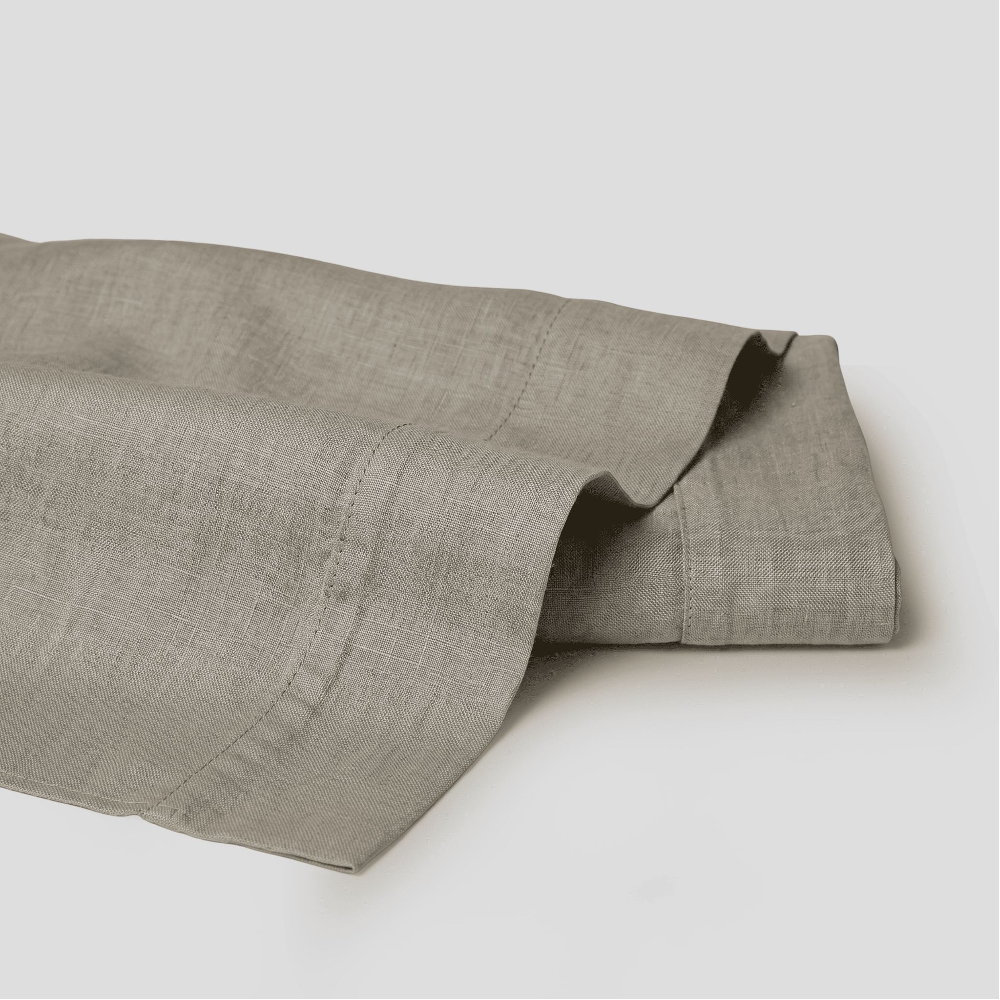 Natural European Linen Chambray Flat Sheet