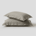 Natural European Linen Chambray Oxford Pillowcases
