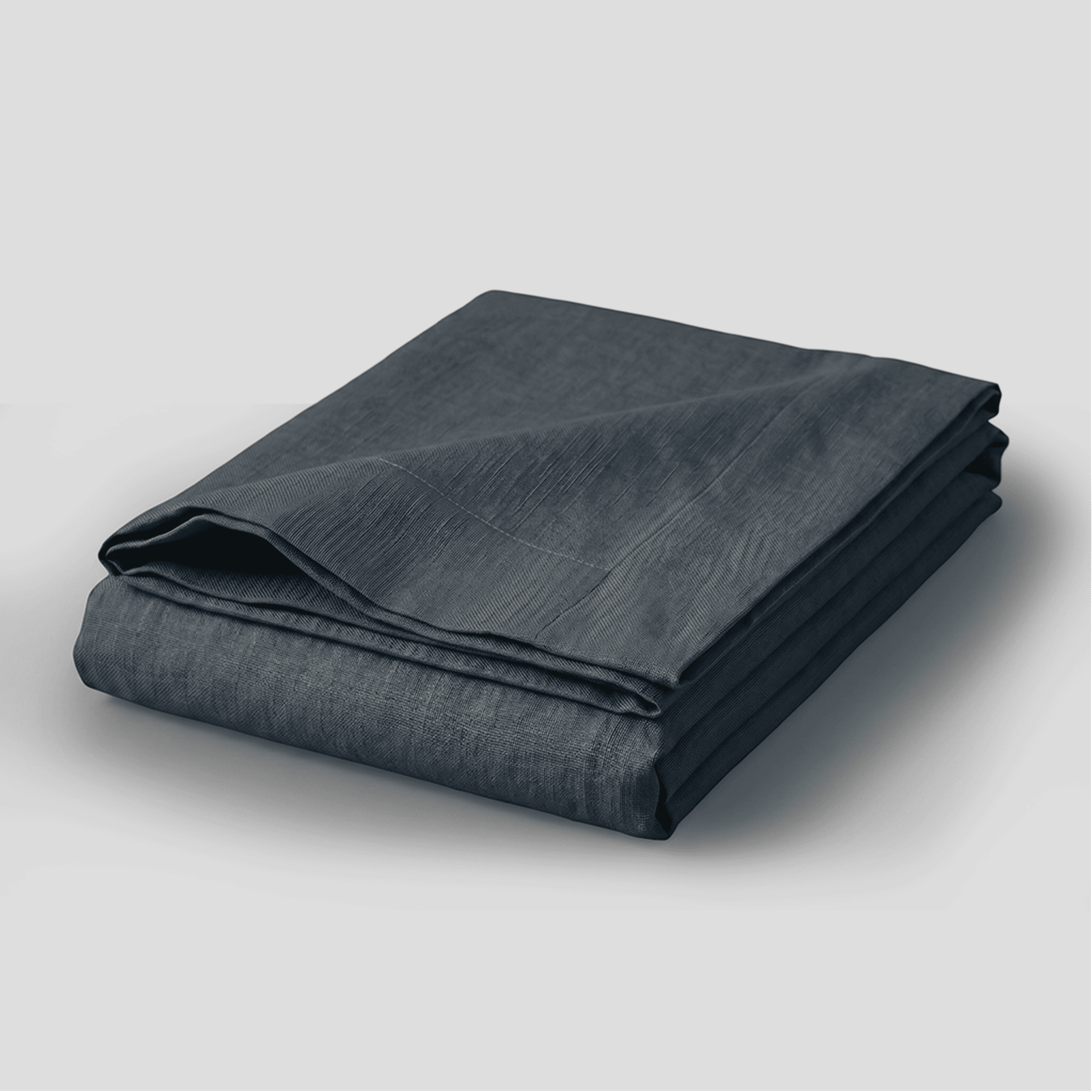 Nightfall European Linen Chambray Flat Sheet