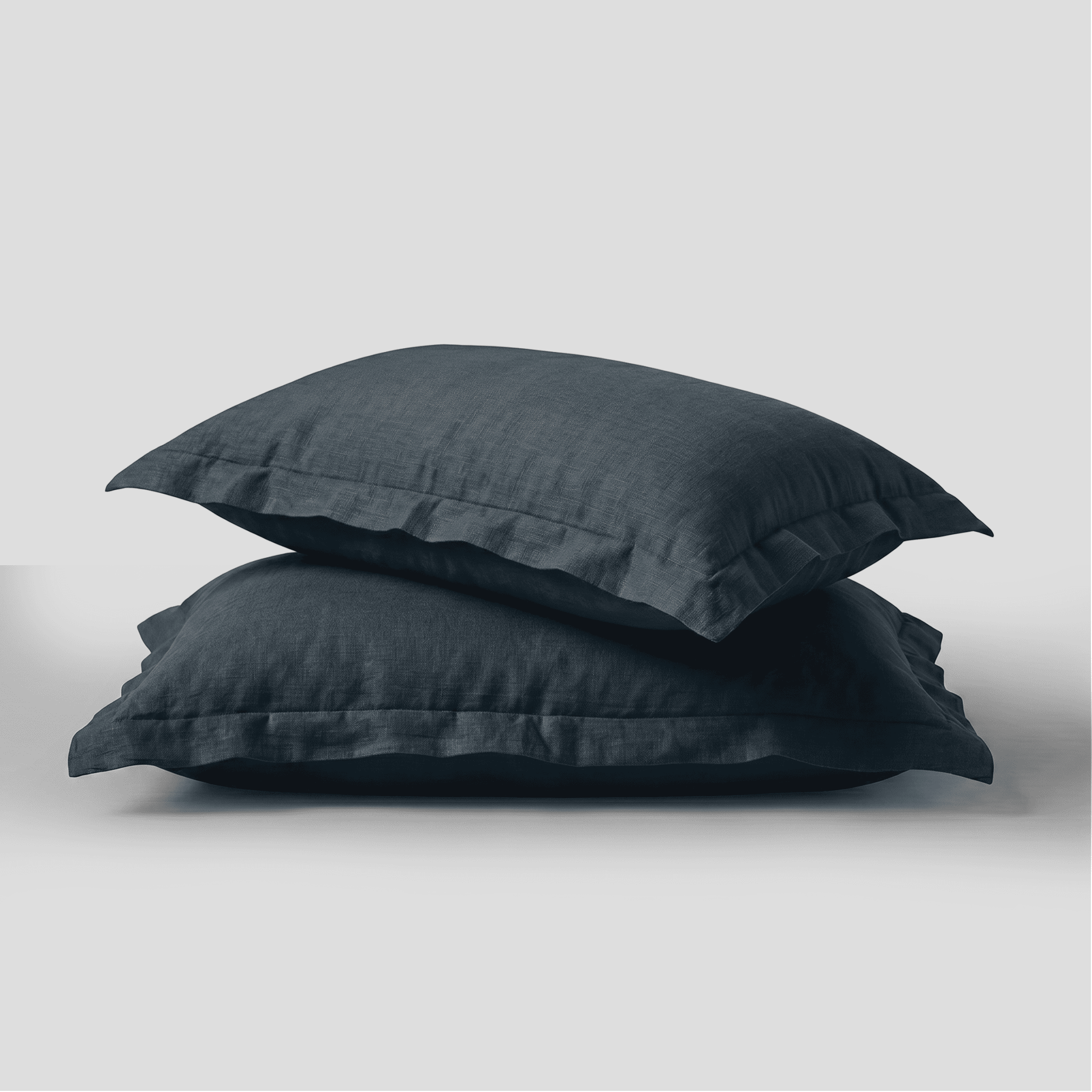 Nightfall European Linen Chambray Oxford Pillowcases