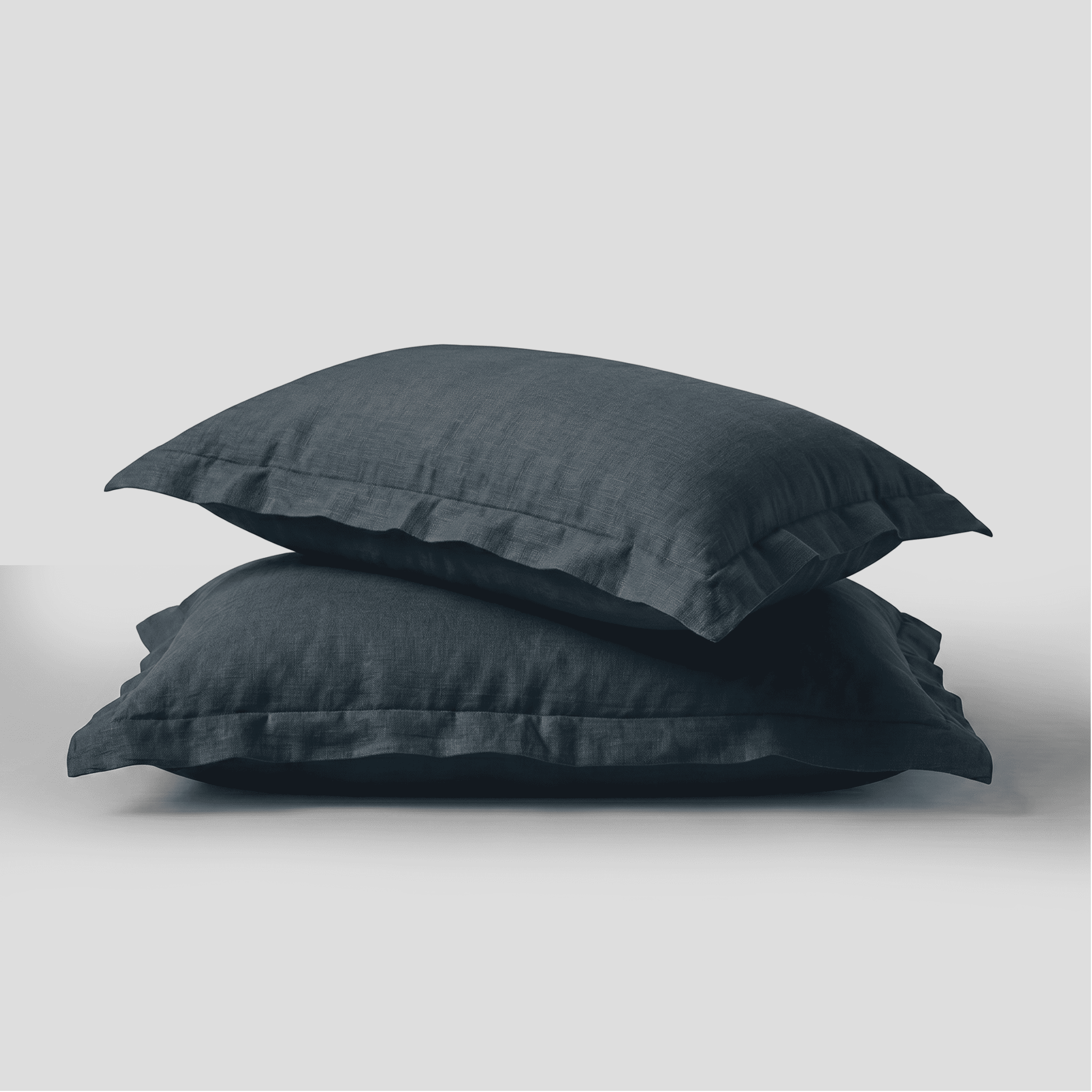 Nightfall European Linen Chambray Oxford Pillowcases