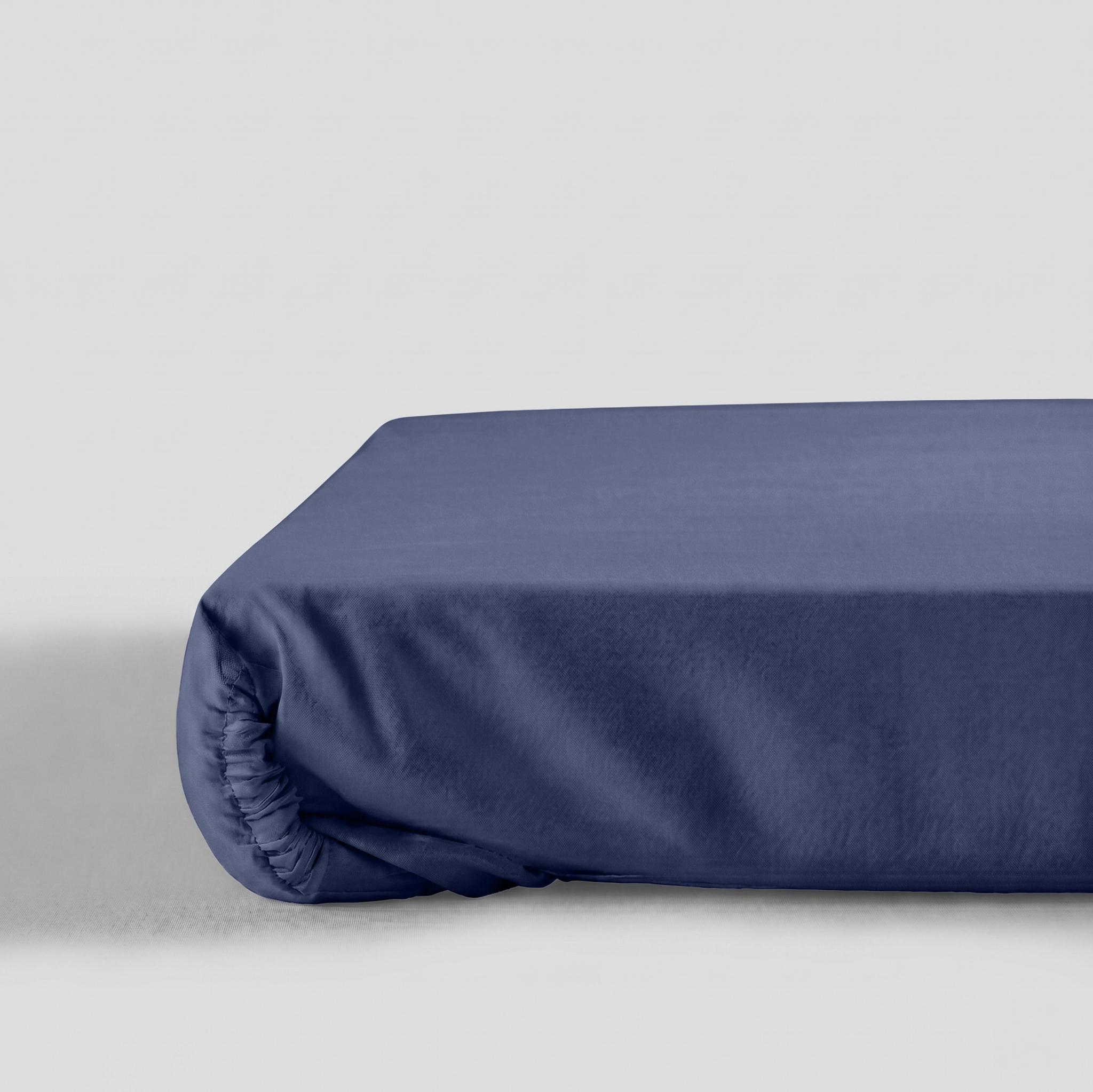 Astral Blue Organic Cotton Percale Extra Deep Fitted Sheet