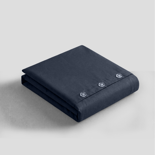 Nightfall Organic Cotton Percale Duvet Cover