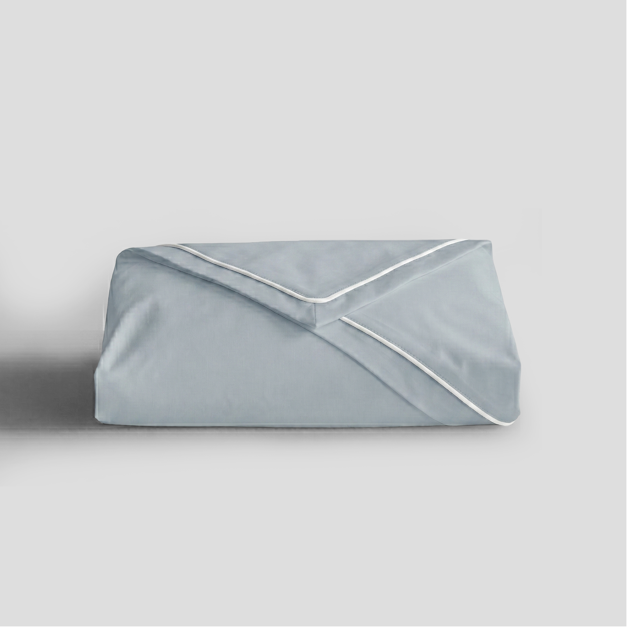 White Piped Percale Flat Sheet – Crisp & Cool | Tangelos UK – Tangelos - UK