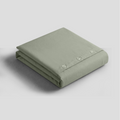Sage Organic Cotton Percale Duvet Cover