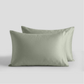 Sage Organic Cotton Percale Pillowcases