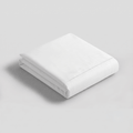 White Organic Cotton Percale Duvet Cover