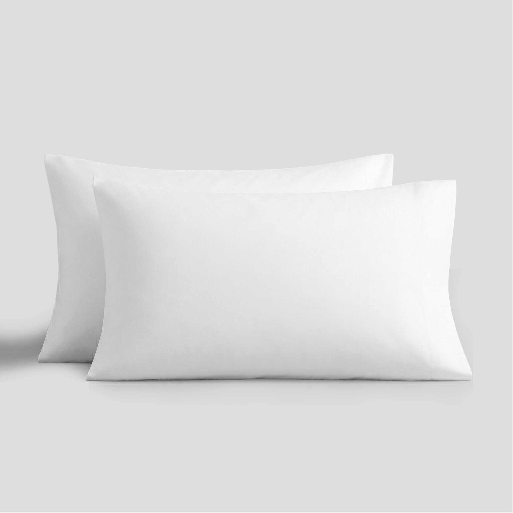 White Organic Cotton Percale Pillowcases