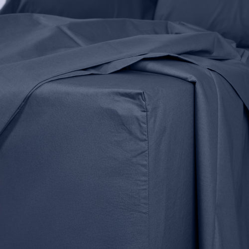 Nightfall Organic Cotton Percale Fitted Sheet