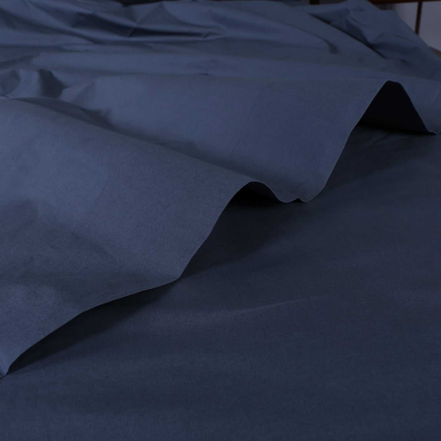 Nightfall Organic Cotton Percale Flat Sheet
