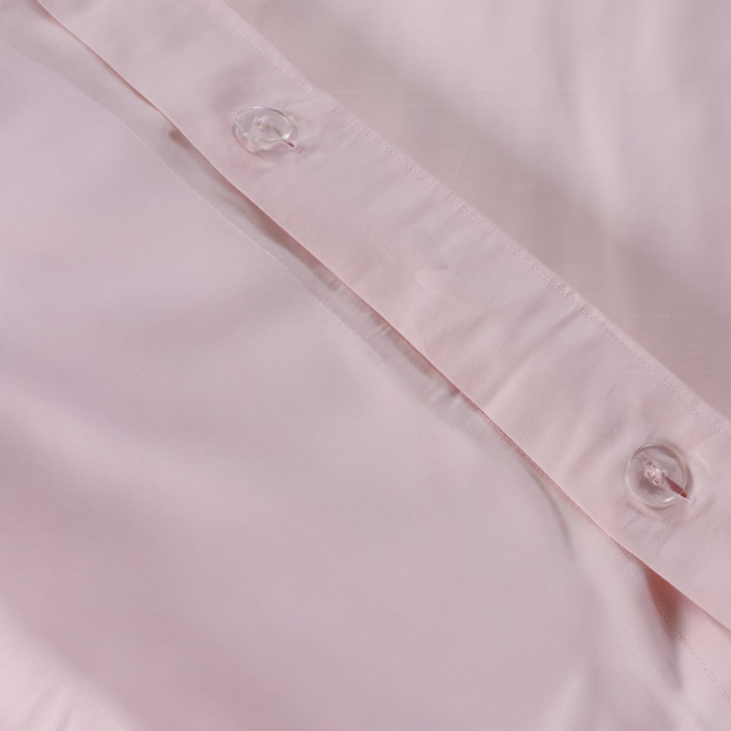 Soft Blush Organic Cotton Percale Duvet Cover