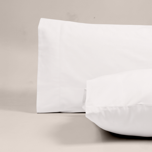 Ivory Organic Cotton Percale Pillowcases
