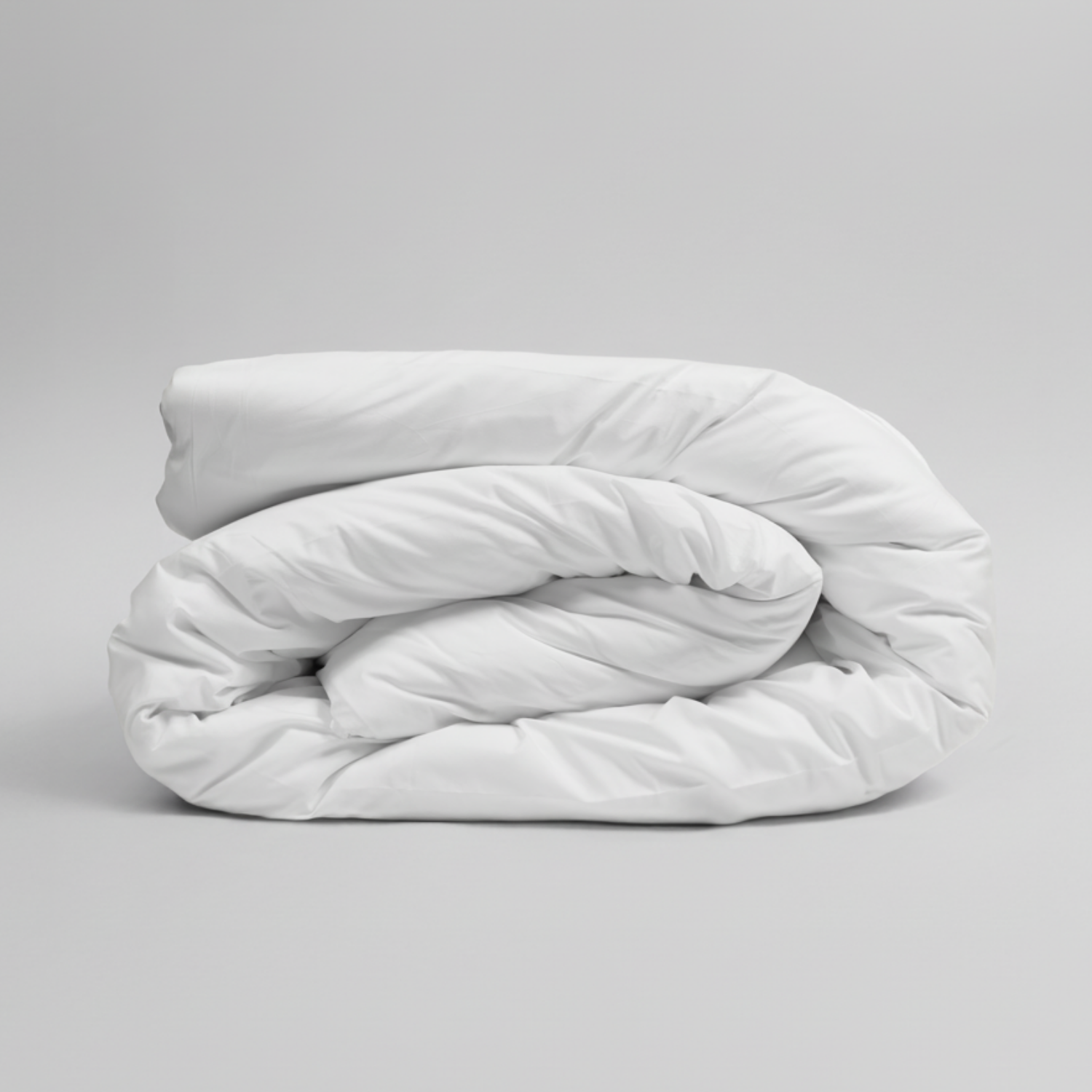 White Organic Cotton Percale Duvet Cover