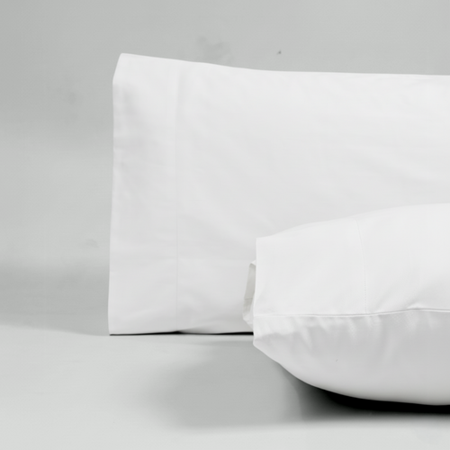 White Organic Cotton Percale Pillowcases