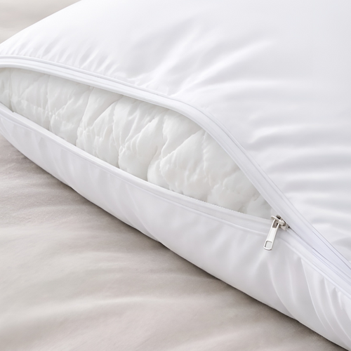 White Cotton Pillow Protector