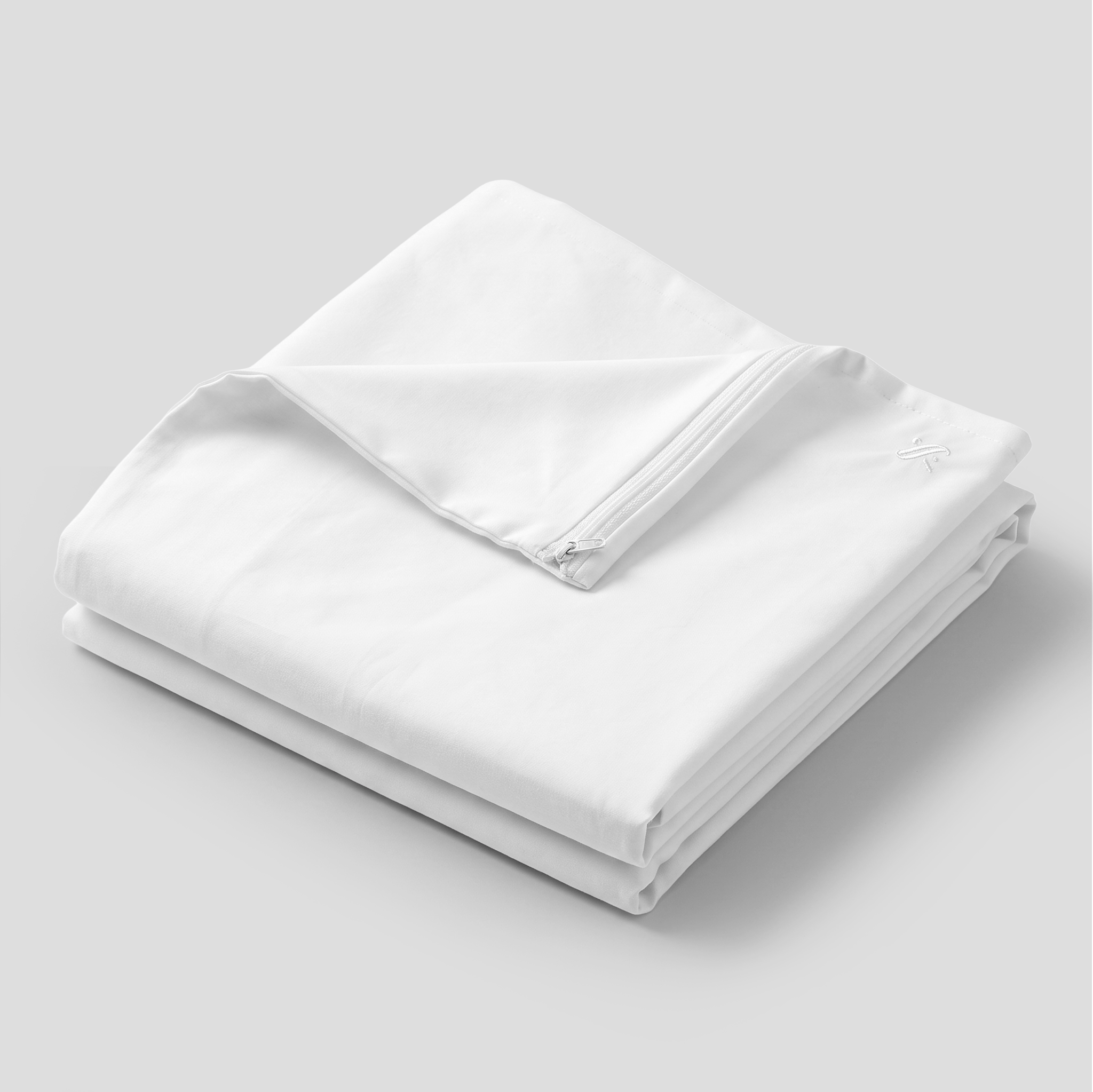 White Cotton Pillow Protector