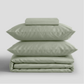 Sage Silky Soft Sateen Duvet Set