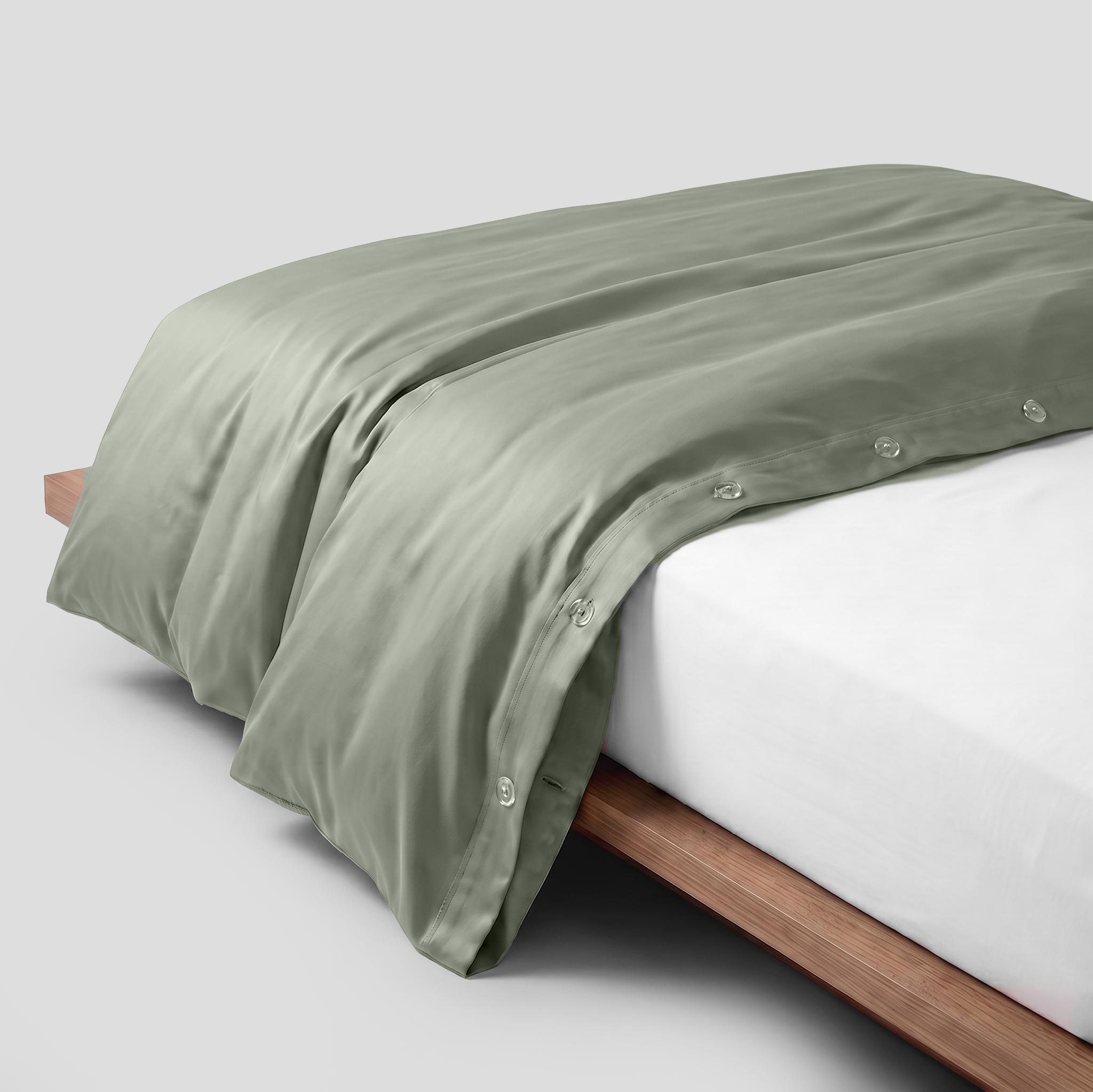 Sage Luxury Cotton Sateen Duvet Cover