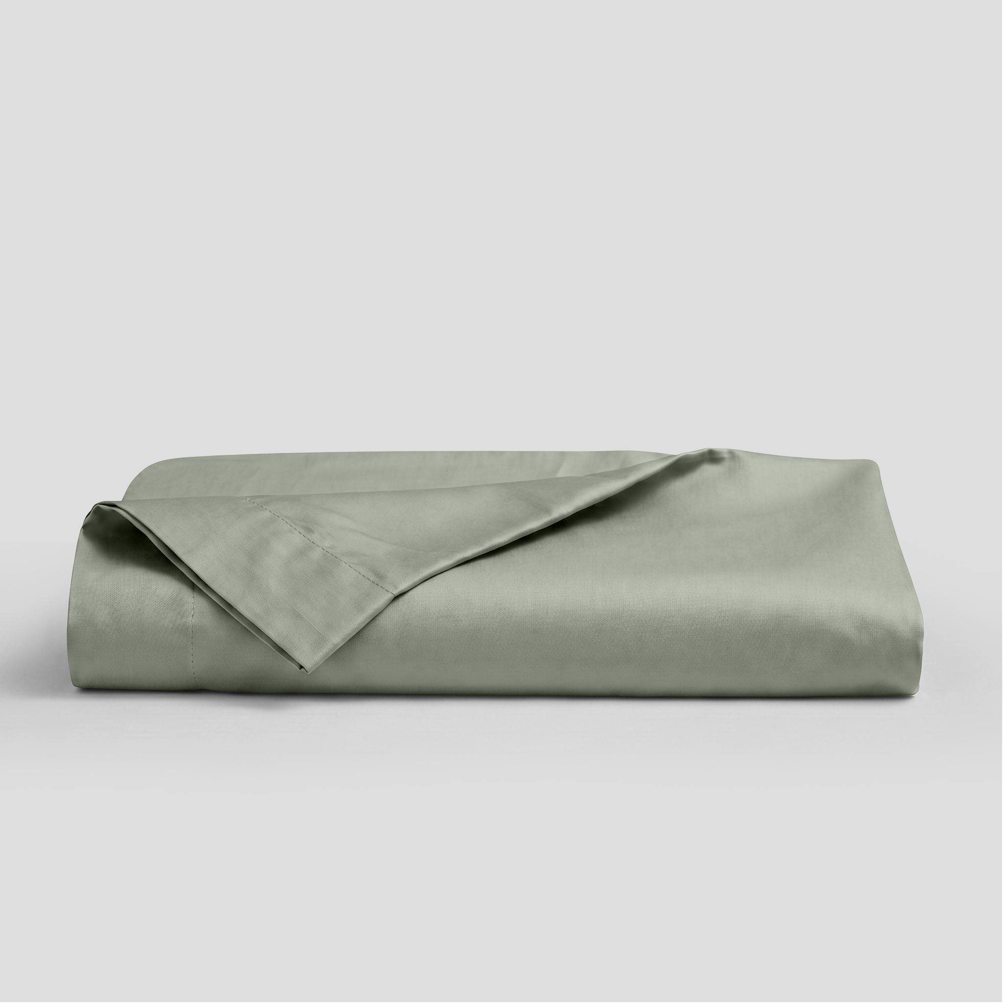 Sage Luxury Cotton Sateen Flat Sheet