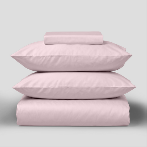 Soft Blush Silky Soft Sateen Duvet Set