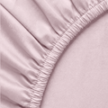 Soft Blush Luxury Cotton Sateen Fitted Sheet