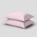 Soft Blush Luxury Cotton Sateen Oxford Pillowcases