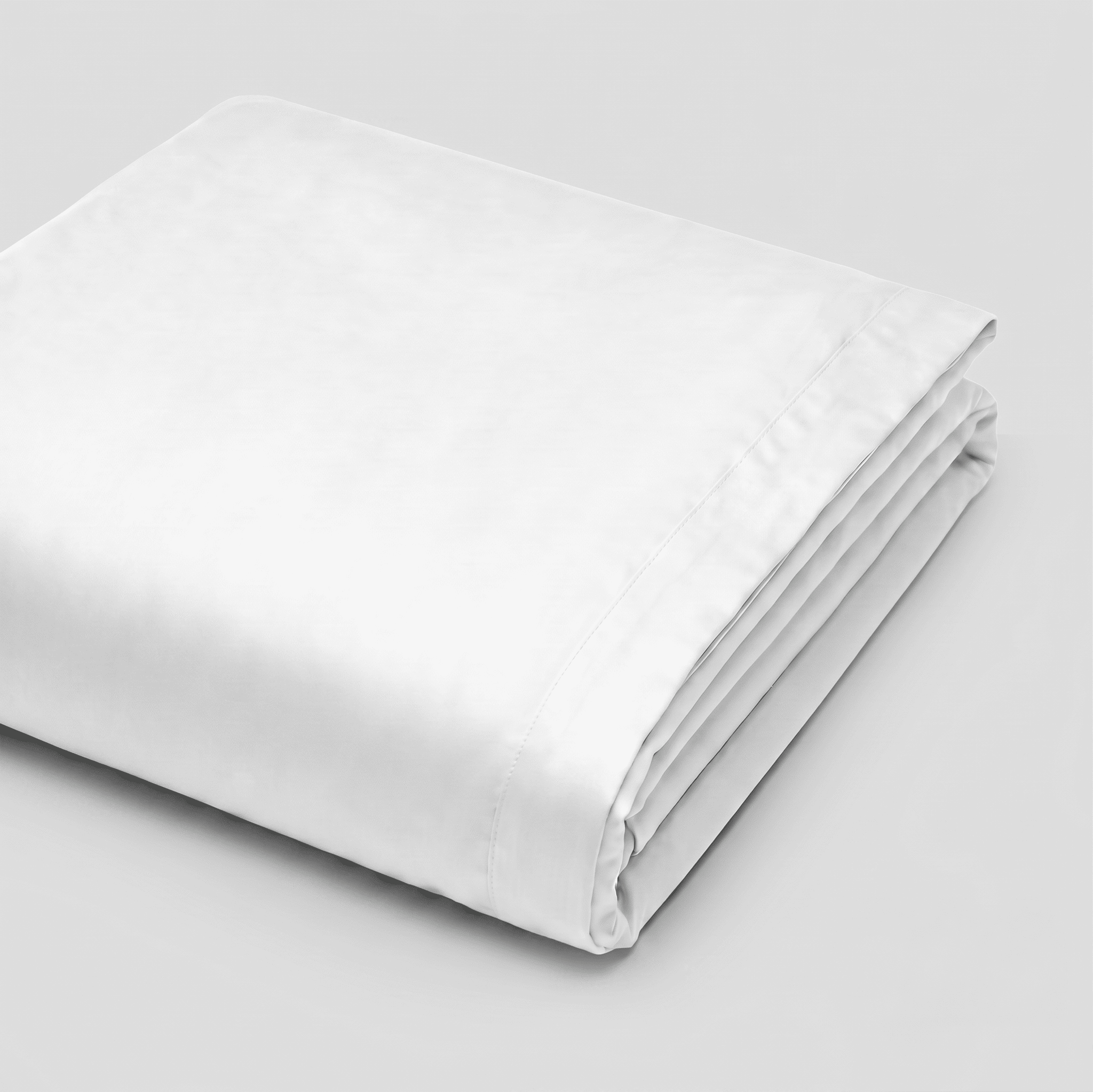 White Luxury Cotton Sateen Duvet Cover