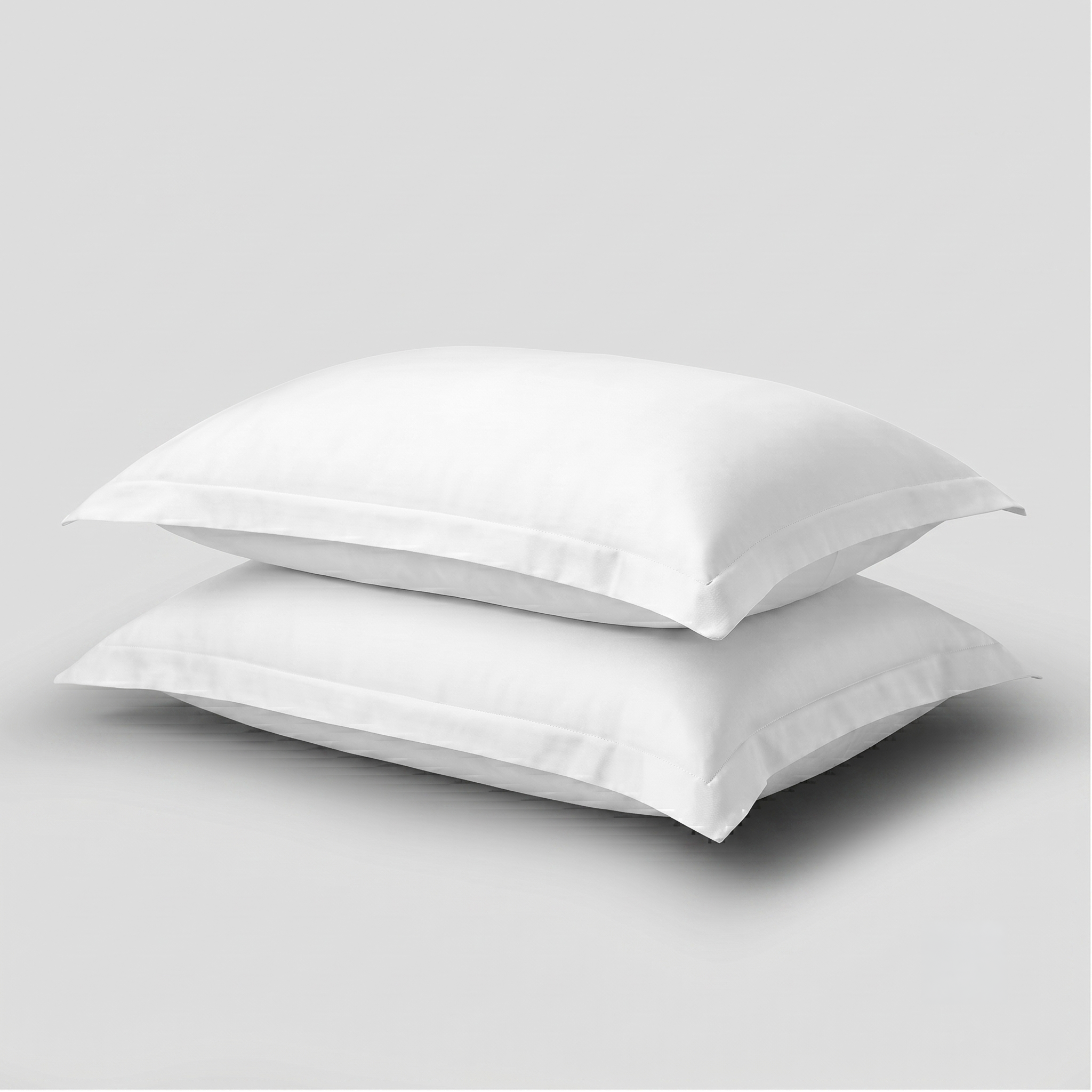 White Luxury Cotton Sateen Oxford Pillowcases