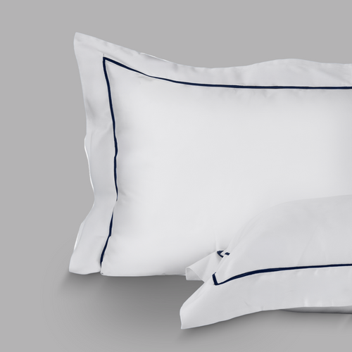 Nightfall Embroidered Sateen Oxford Pillowcases