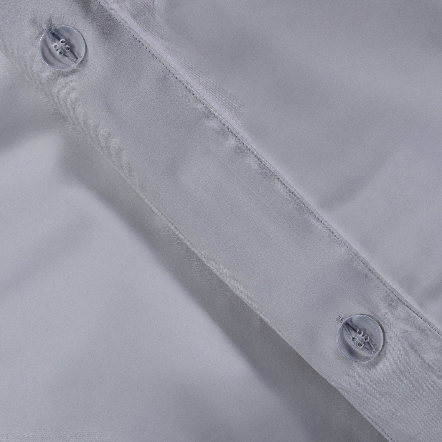 Light Grey Luxury Cotton Sateen Duvet Cover