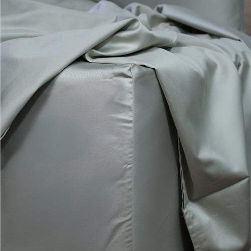 Sage Luxury Cotton Sateen Duvet Cover