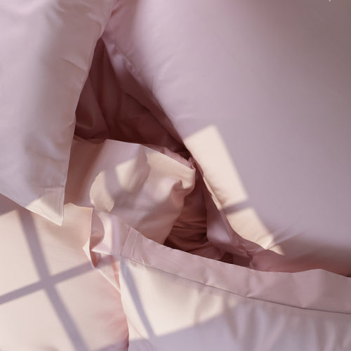 Soft Blush Luxury Cotton Sateen Pillowcases