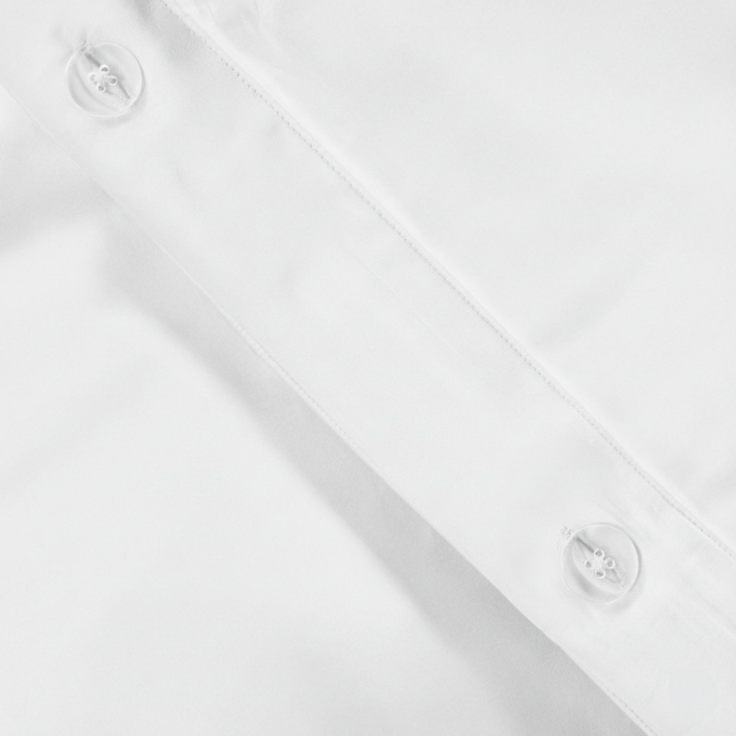 White Luxury Cotton Sateen Duvet Cover