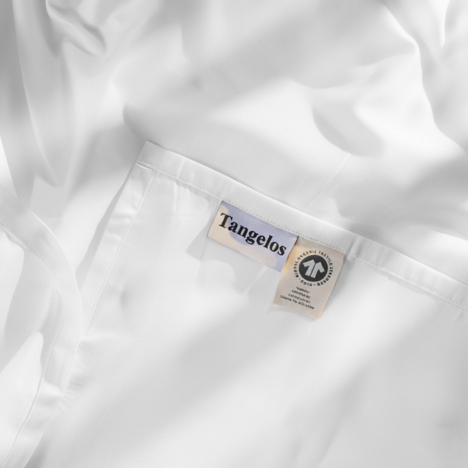 White Luxury Cotton Sateen Flat Sheet