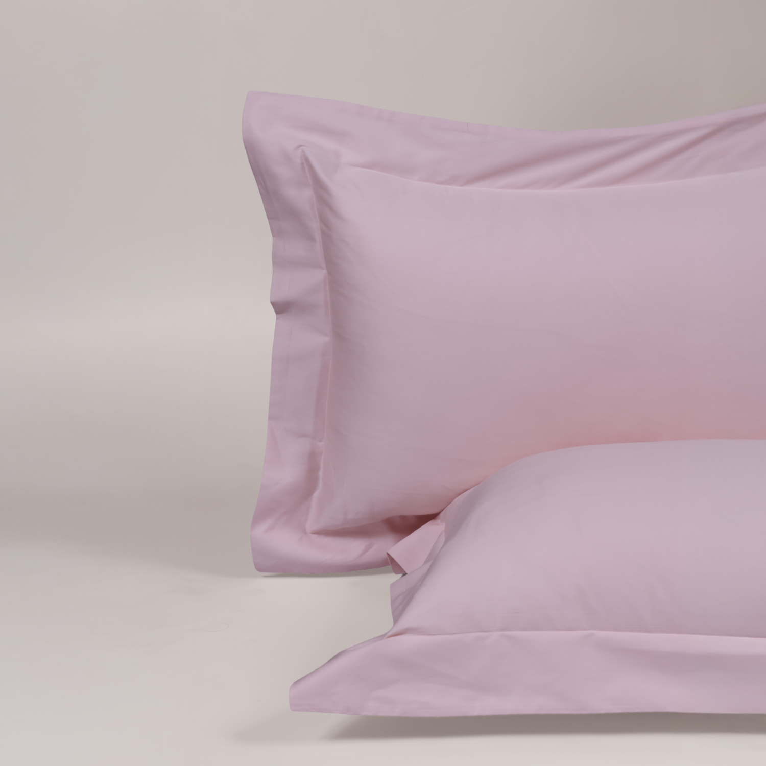 Soft Blush Luxury Cotton Sateen Oxford Pillowcases