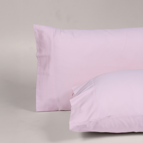 Soft Blush Luxury Cotton Sateen Pillowcases