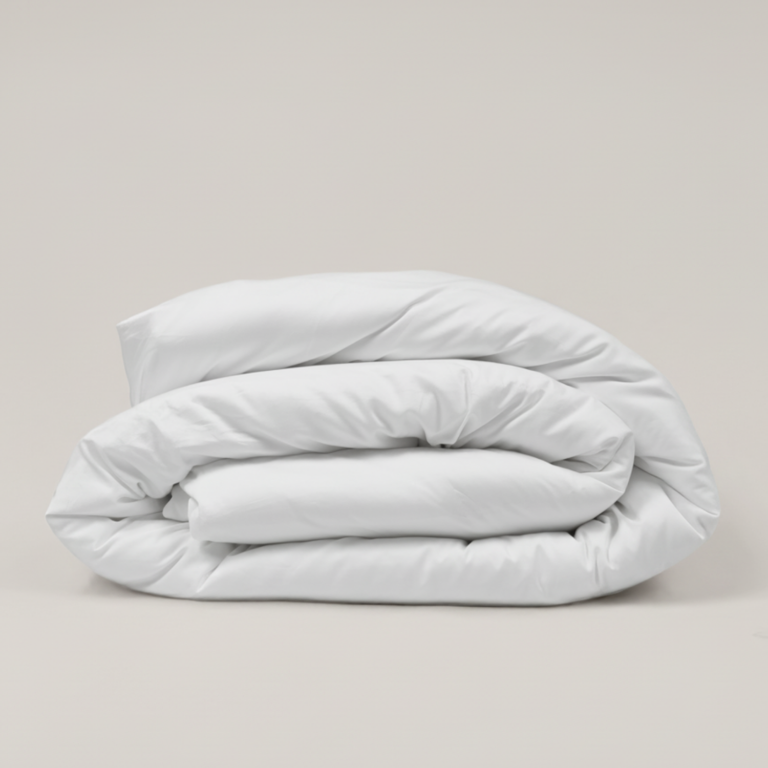 White Luxury Cotton Sateen Duvet Cover