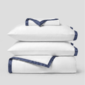 Nightfall Silky Soft Sateen Border Duvet Set