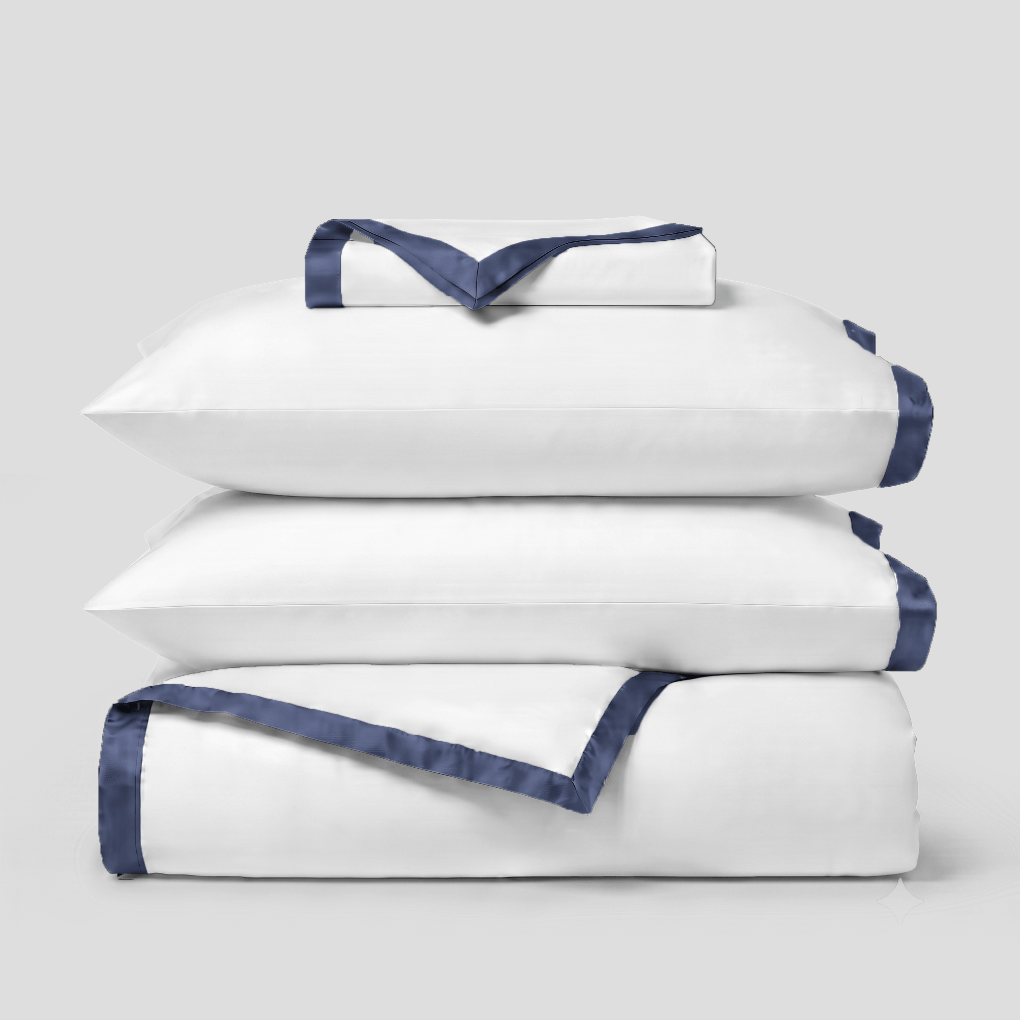 Nightfall Silky Soft Sateen Border Duvet Set