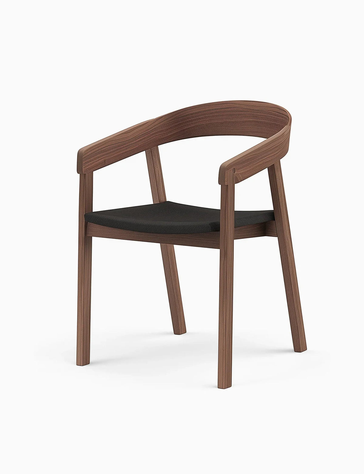 Silhouette Modern Chair Dark Wood