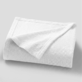 White Cotton Lightweight Blanket