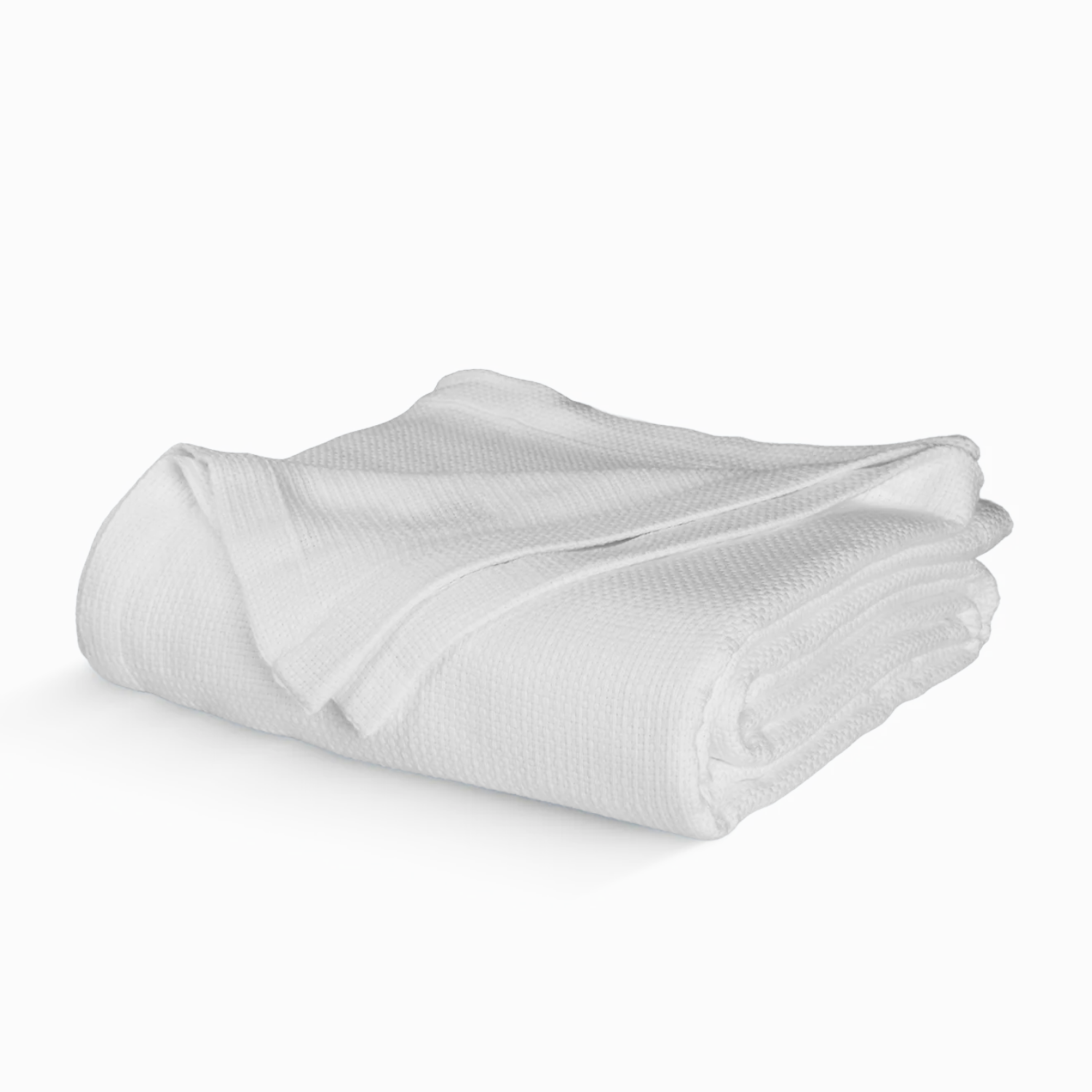 White Cotton Lightweight Blanket